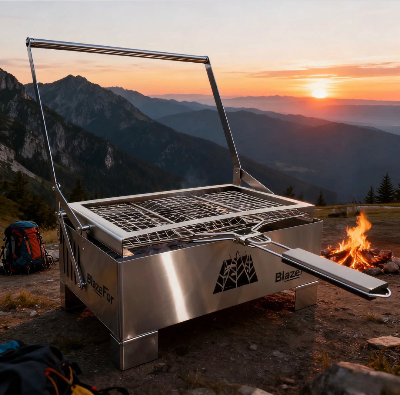 F2 Grille rotative style boîte